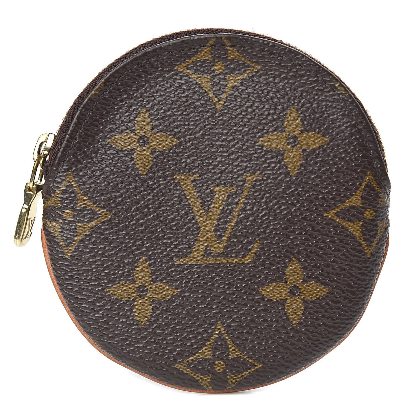Monogram Round Coin Purse