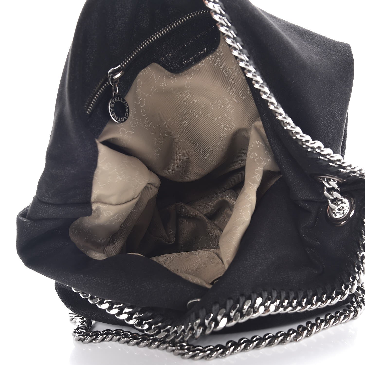 Stella McCartney Shaggy Deer Big Falabella Bucket Bag Black 5 of 8