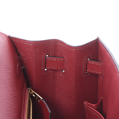 Hermes Epsom Kelly Sellier 25 Rouge Grenat 21 of 39