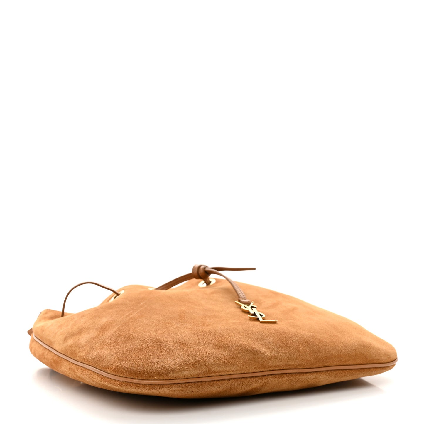 Suede Calfskin Medium Paris VII Flat Hobo Cinnamon