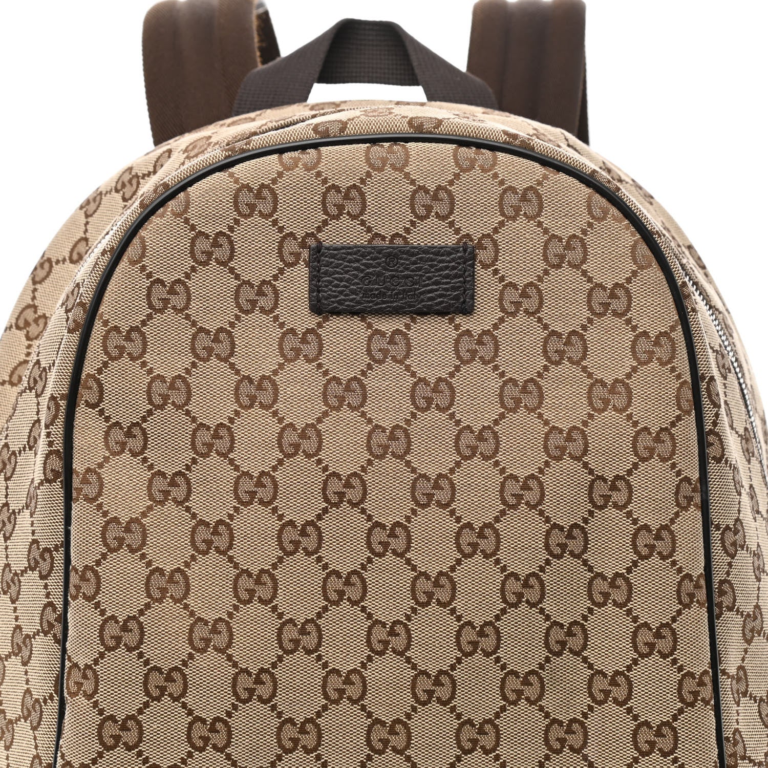 Gucci Monogram Travel Backpack Dark Brown 9 of 11