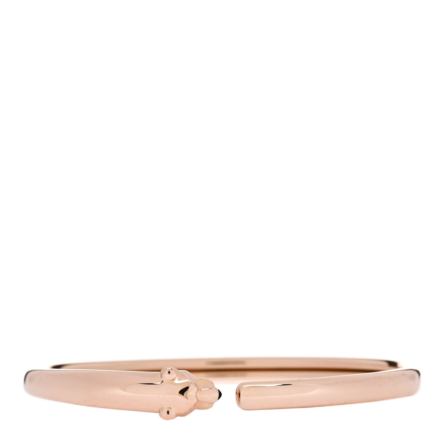 18K Pink Gold Tsavorite Black Onyx Panthere De Cartier Bracelet 18