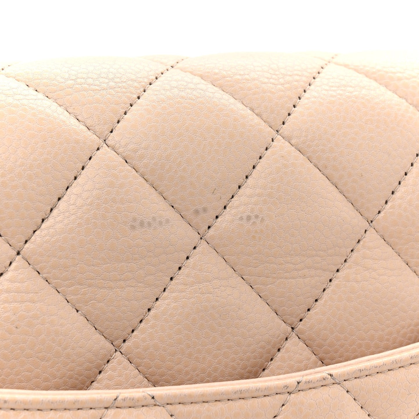 Caviar Quilted Jumbo Double Flap Light Pink