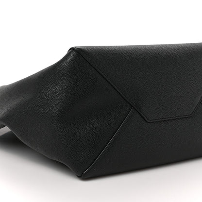 Celine Soft Grained Calfskin Small Belt Cabas Phantom Black 7 of 8