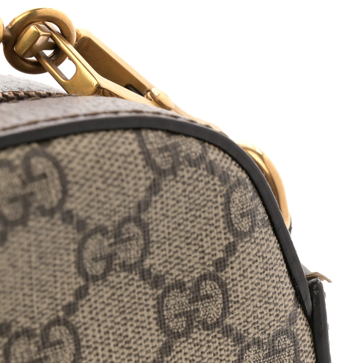 Gucci GG Supreme Monogram Web Neo Vintage Shoulder Bag Beige New Acero Crop 11 of 11