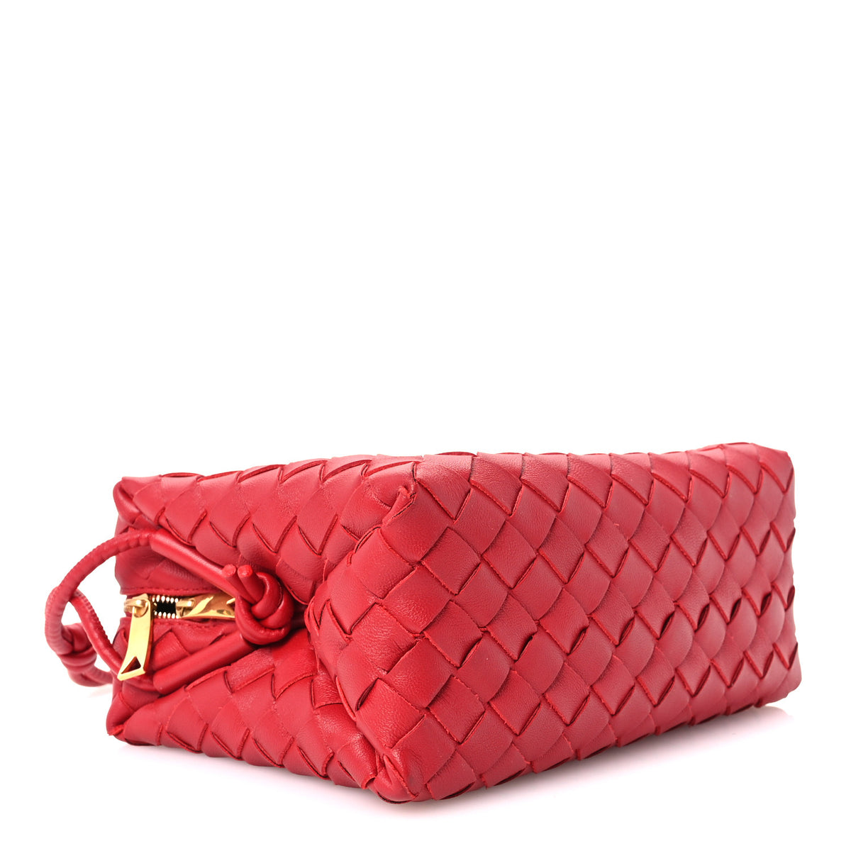 Nappa Intrecciato Small Loop Camera Bag Apple Candy