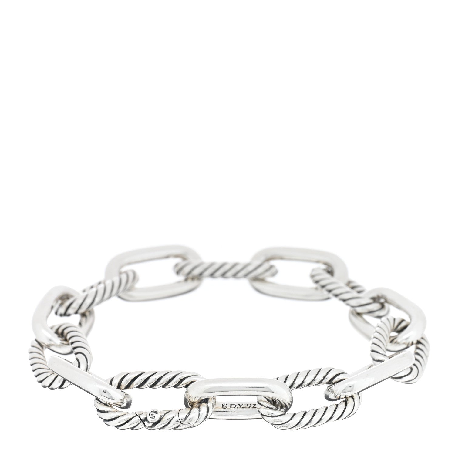 David Yurman Sterling Silver 11mm Madison Chain Bracelet 2 of 3