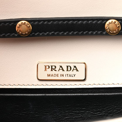 Prada City Calf Saffiano Astrology Cahier Bag Talco Black 6 of 10