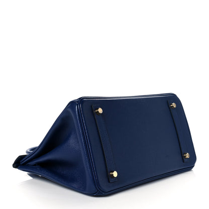 Hermes Epsom Birkin 30 Bleu Saphir 4 of 15