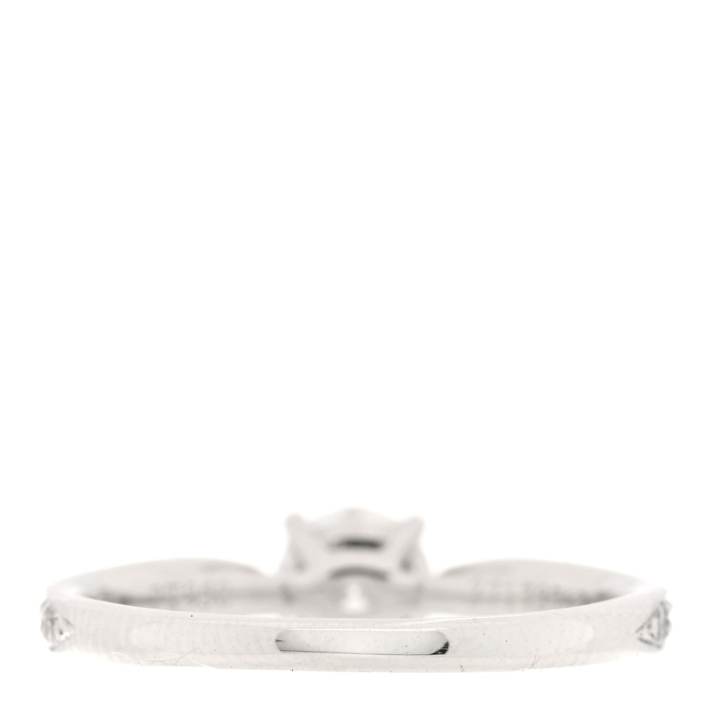 Platinum Diamond .40ct Round Brilliant Harmony Engagement Ring 47 4