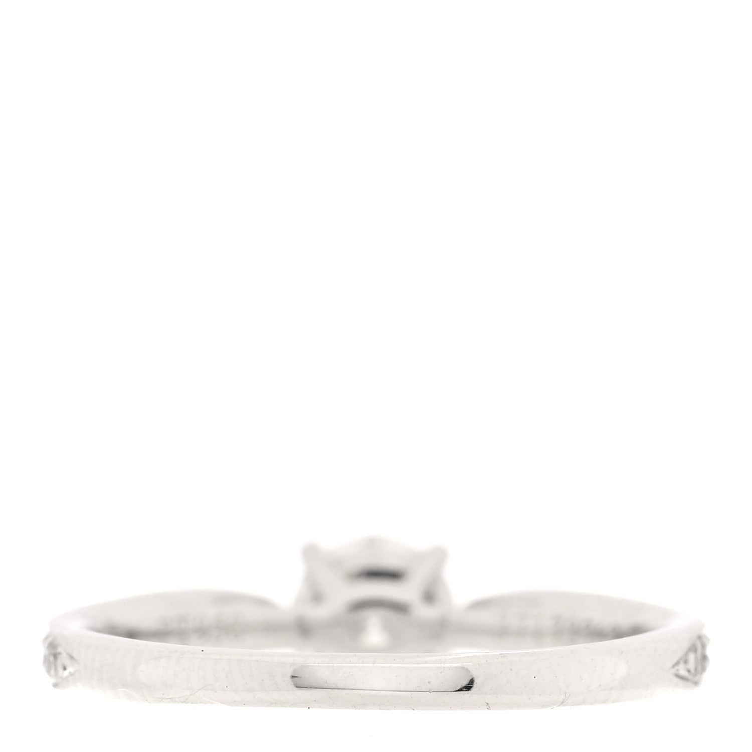 Tiffany Platinum Diamond .40ct Round Brilliant Harmony Engagement Ring 47 4 3 of 4