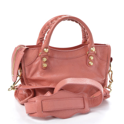 Balenciaga Agneau Giant 12 Gold Hardware Mini City Rose Azalee Rose Jaipur 2 of 9