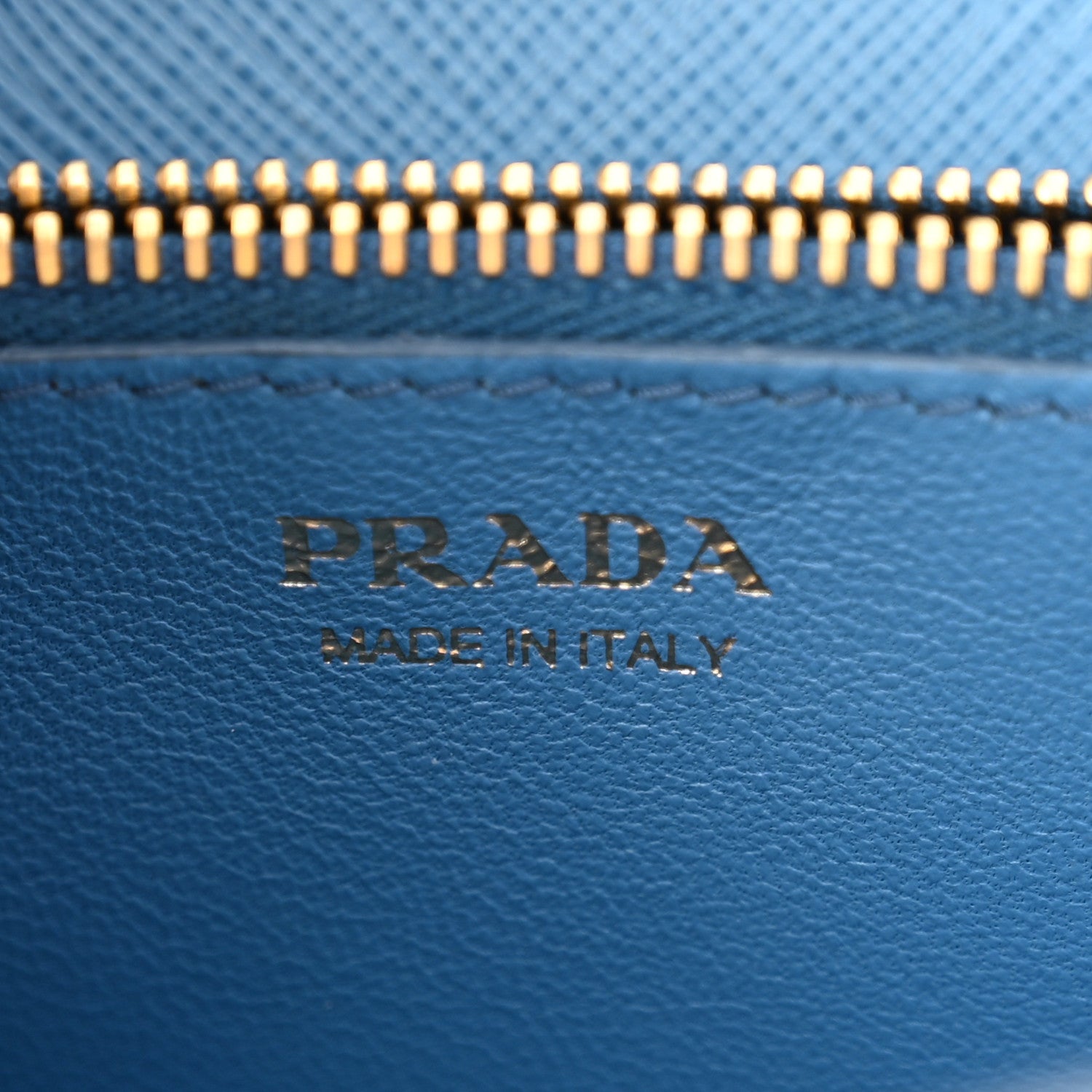 Prada Saffiano Lux Chain Wallet Mare 7 of 11