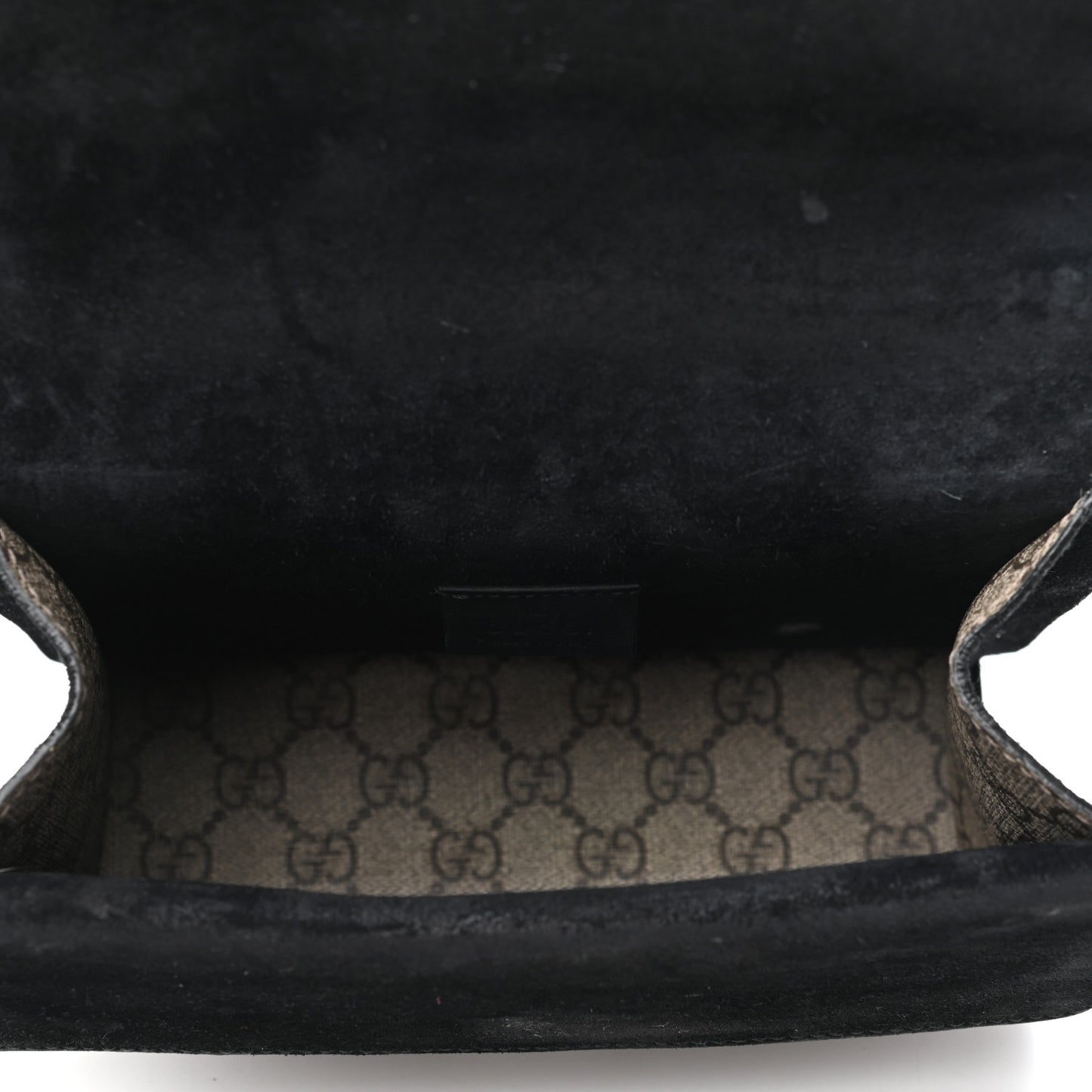 GG Supreme Monogram Mini Dionysus Shoulder Bag Black