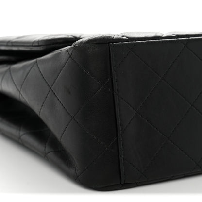 Chanel Lambskin Quilted Maxi Double Flap Black 10 of 13