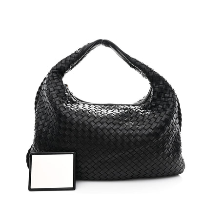 Bottega Veneta Nappa Intrecciato Medium Veneta Hobo Black 3 of 11