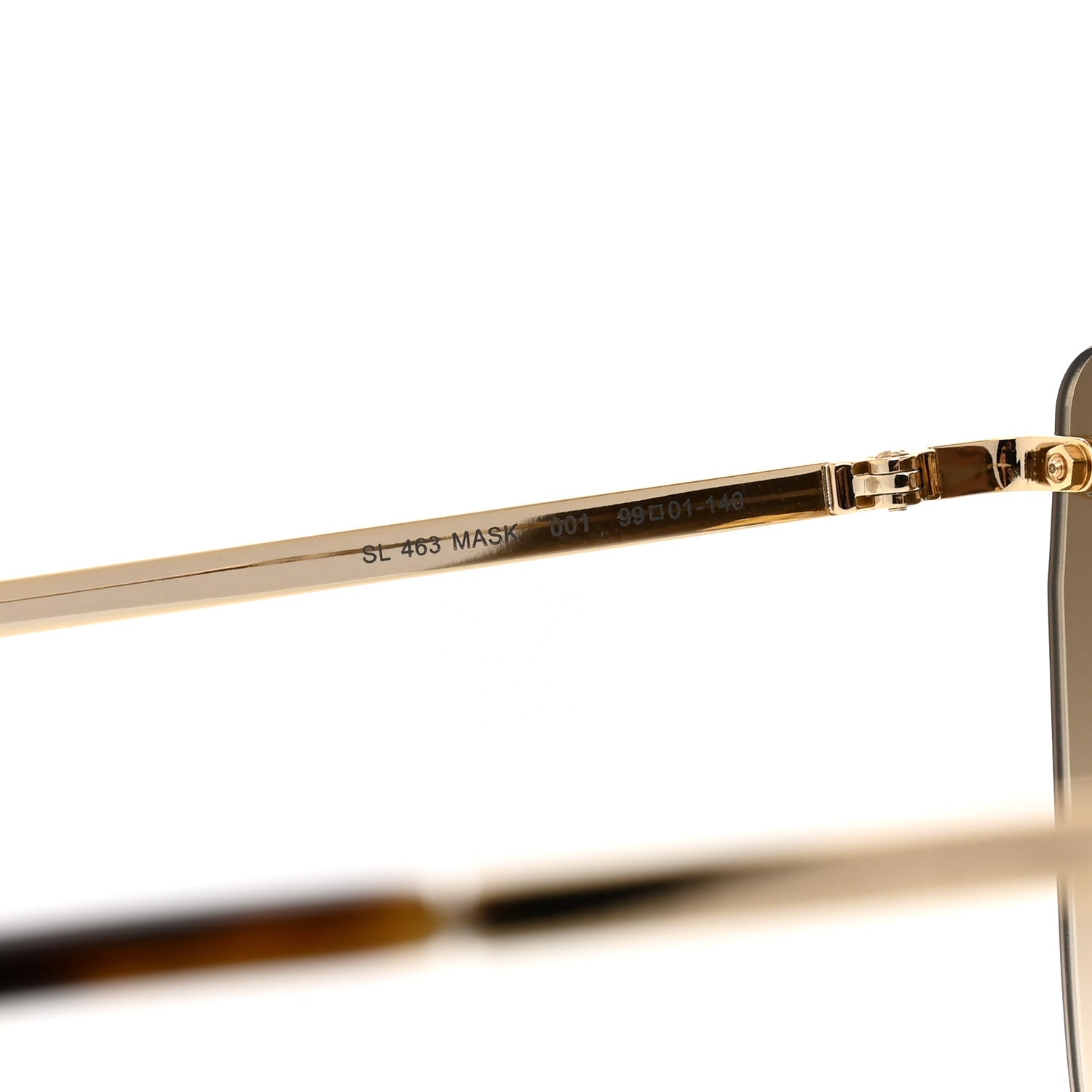 Saint Laurent Metal SL 463 Mask Sunglasses Black 6 of 7