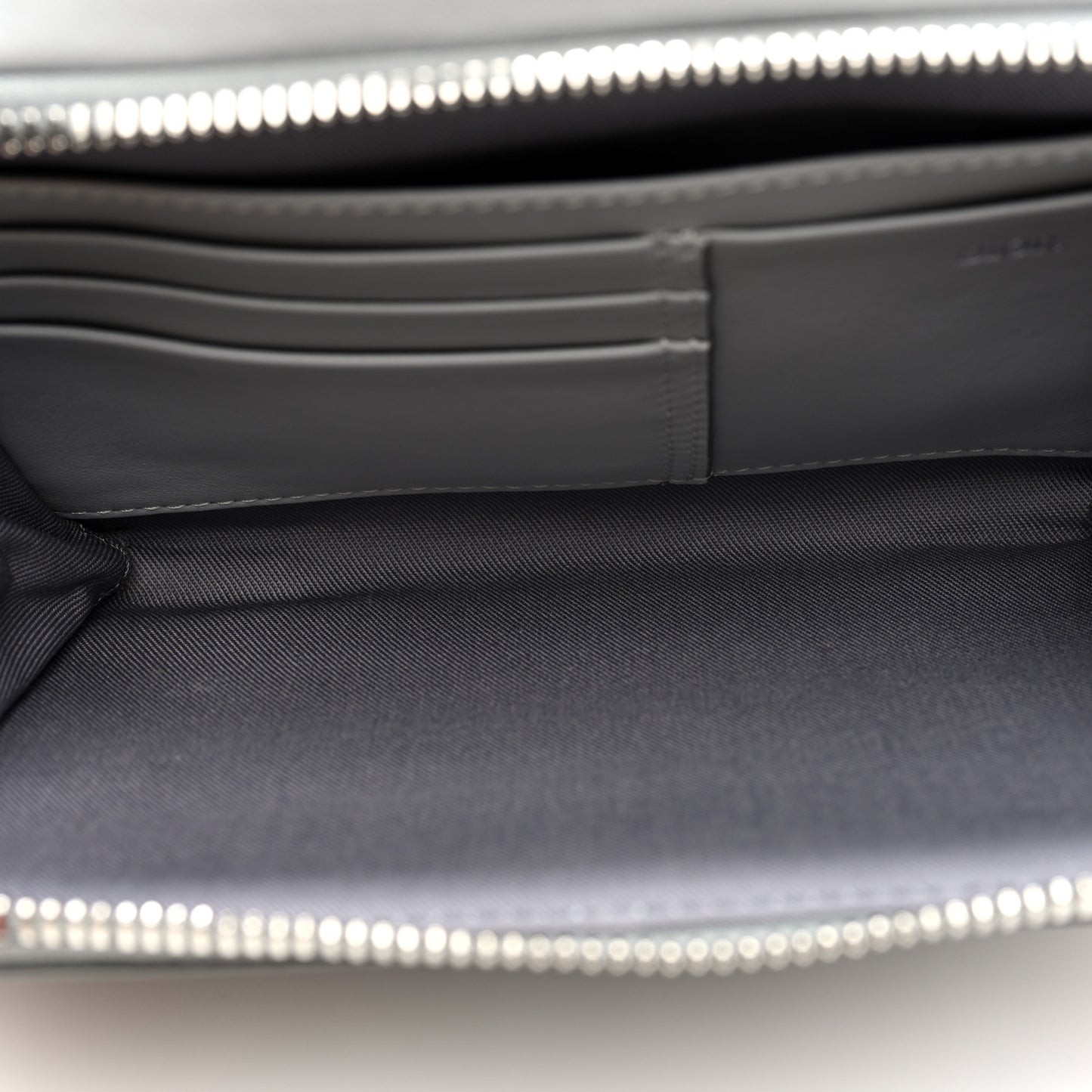 Coated Canvas CD Diamond Messenger Pouch Grey