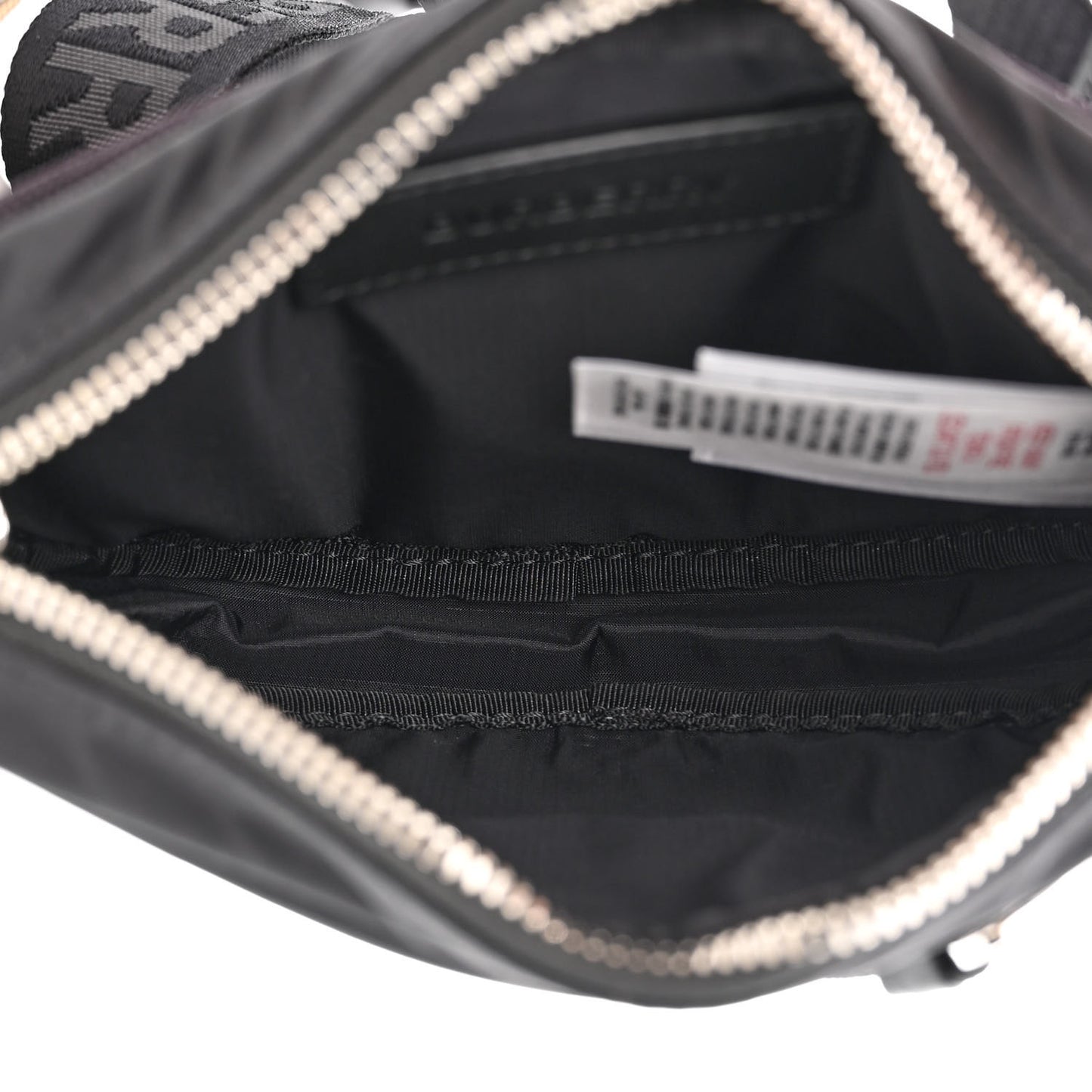 Econyl Logo Print Small Cannon Bum Bag Black