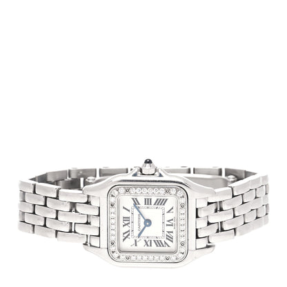 Cartier Stainless Steel Diamond 22mm Panthere Quartz Watch 2 of 5