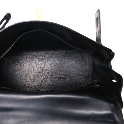 Hermes Box Kelly Retourne 32 Black 5 of 11