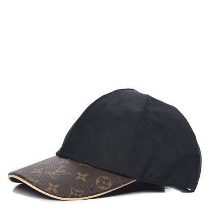 Louis Vuitton Polyester Silk Monogram LV Get Ready Cap L Black 1 of 6