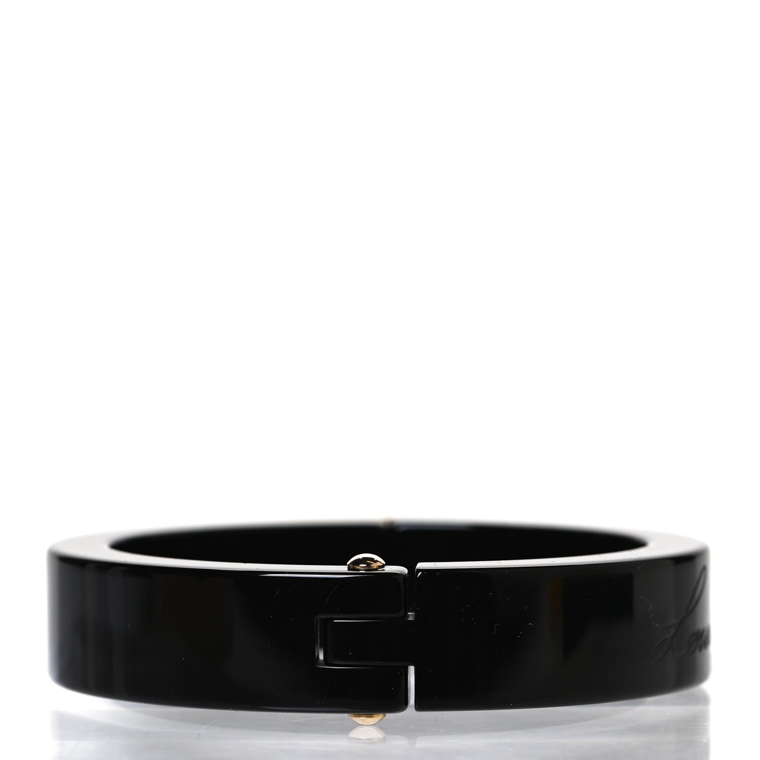 Louis Vuitton Lock Me Bracelet Black 2 of 7