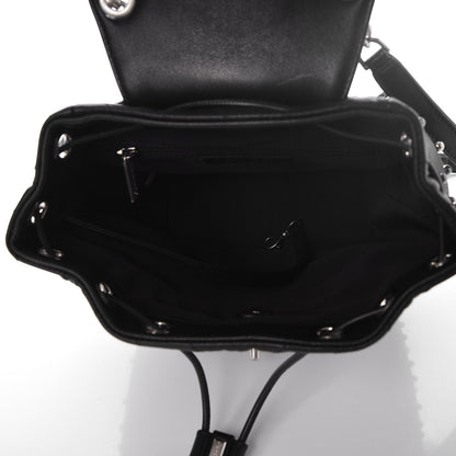 Chanel Lambskin Chevron Quilted Studded Stud Wars Backpack Black 5 of 8