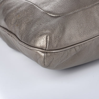 Marc Jacobs MARC BY Calfskin Metallic Tote Silver 7 of 9