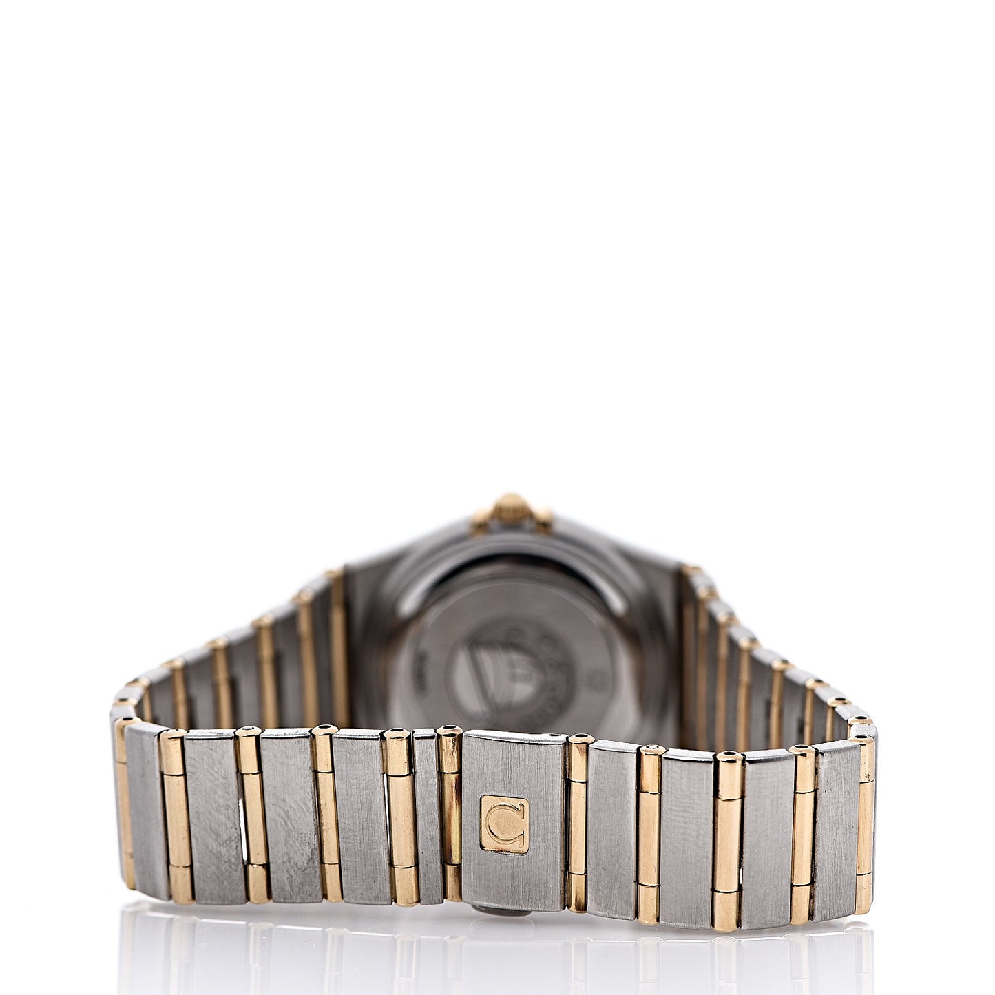 Stainless Steel 18K Yellow Gold Mother of Pearl 27mm Constellation Automatic Watch 1282.70.00