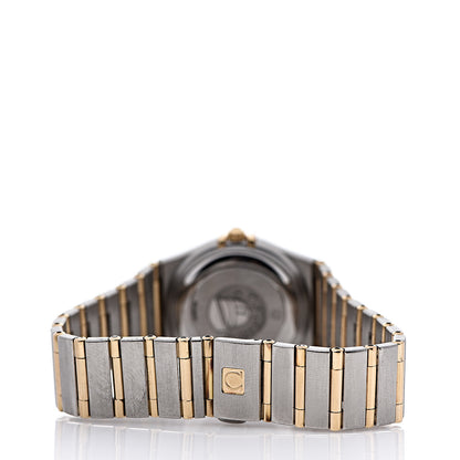 Omega Stainless Steel 18K Yellow Gold Mother of Pearl 27mm Constellation Automatic Watch 1282.70.00 3 of 5
