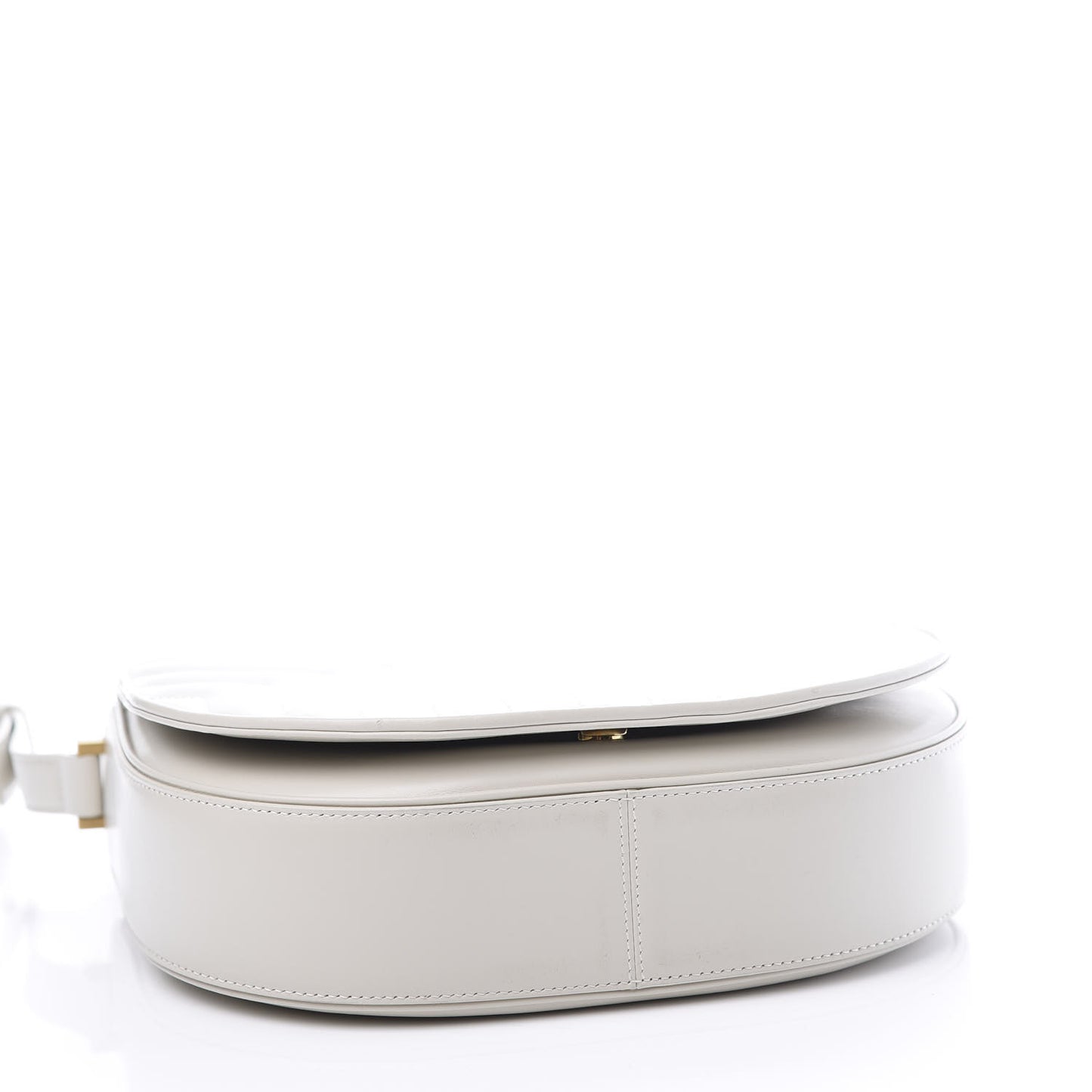 Calfskin Quilted Y Joan Satchel White