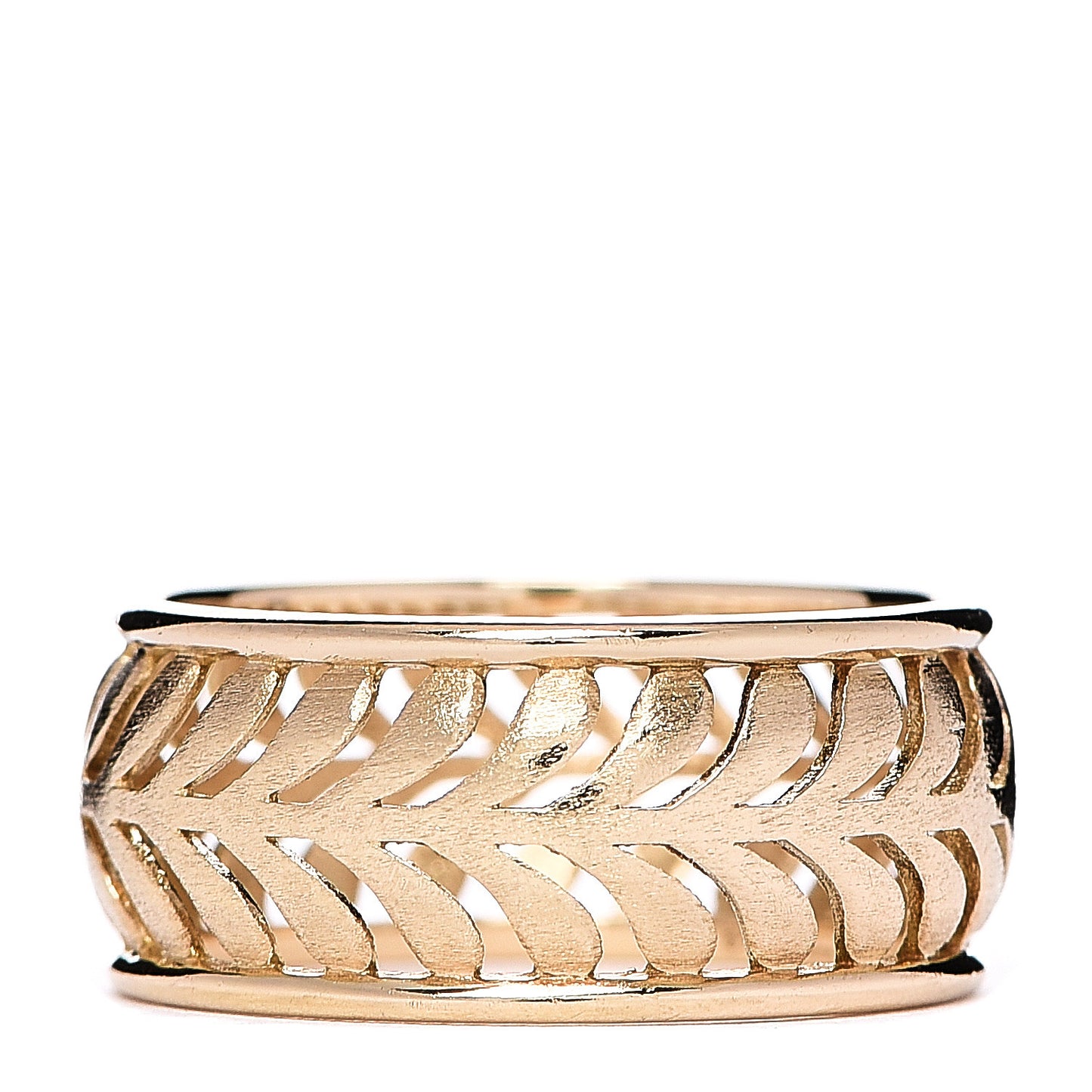 18K Yellow Gold Paloma Picasso Villa Palm Ring 54 7