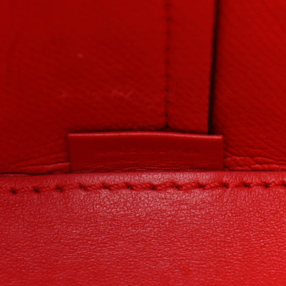 Christian Louboutin Crocodile Embossed Calfskin Spiked Mini Cabarock Shopper Tote Red 6 of 10