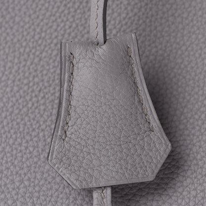 Hermes Togo Birkin 25 Etain 23 of 31
