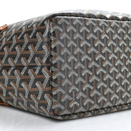 Goyard Goyardine Chien Gris Bag Black Gold 8 of 9