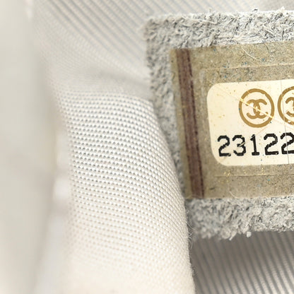 Chanel Metallic Calfskin Quilted Fold Up Again Clutch Silver 8 of 10