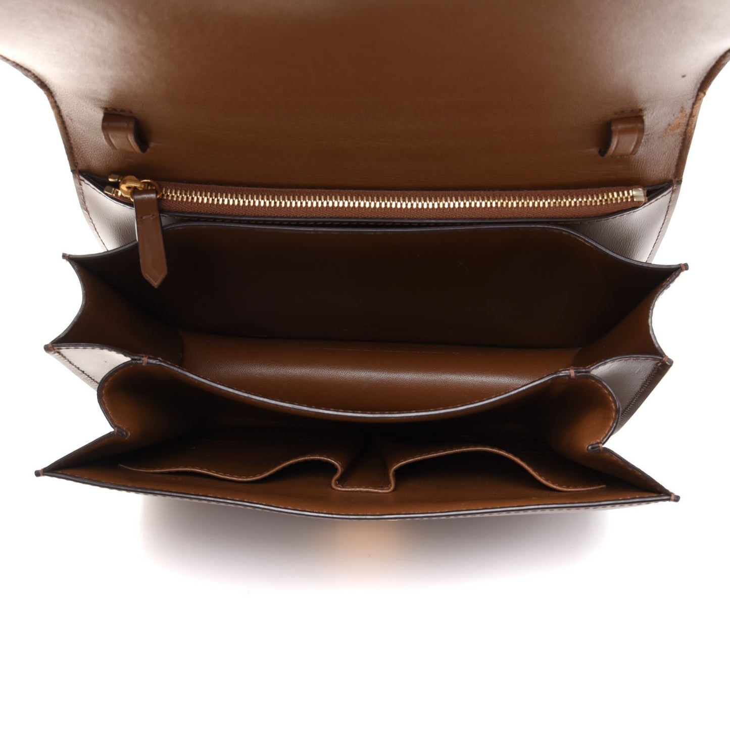 Box Calfskin Medium Classic Box Flap Bag Camel