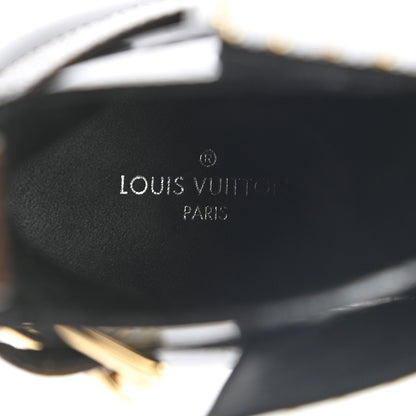 Louis Vuitton Patent Calfskin Monogram Star Trail Ankle Boots 36 Black 7 of 9