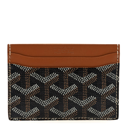Goyard Goyardine Saint Sulpice Card Holder Black Gold 1 of 7