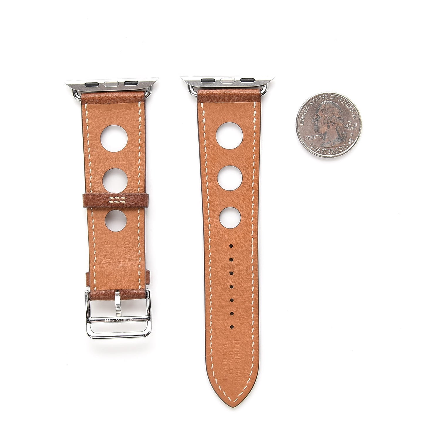 Barenia 44mm Apple Watch Single Tour Rallye Band Fauve