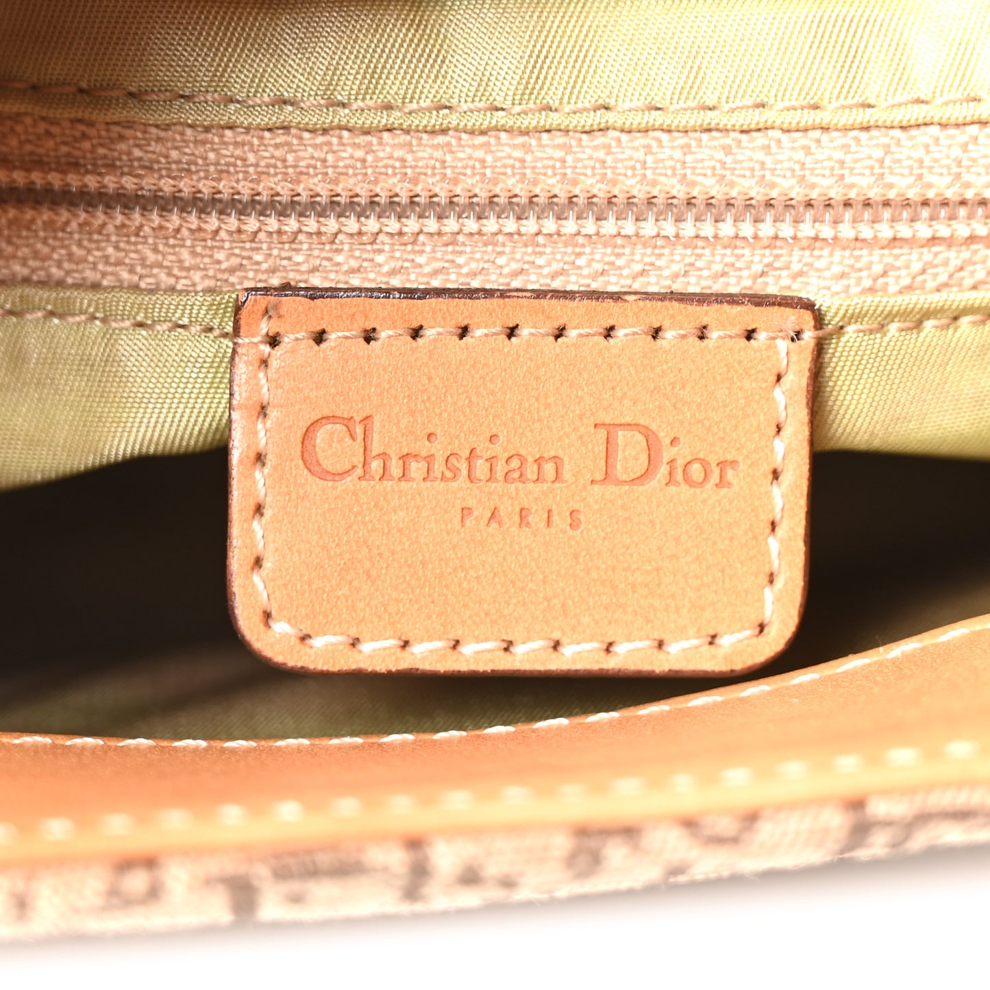 Calfskin Monogram Street Chic Medium Columbus Ave Beige