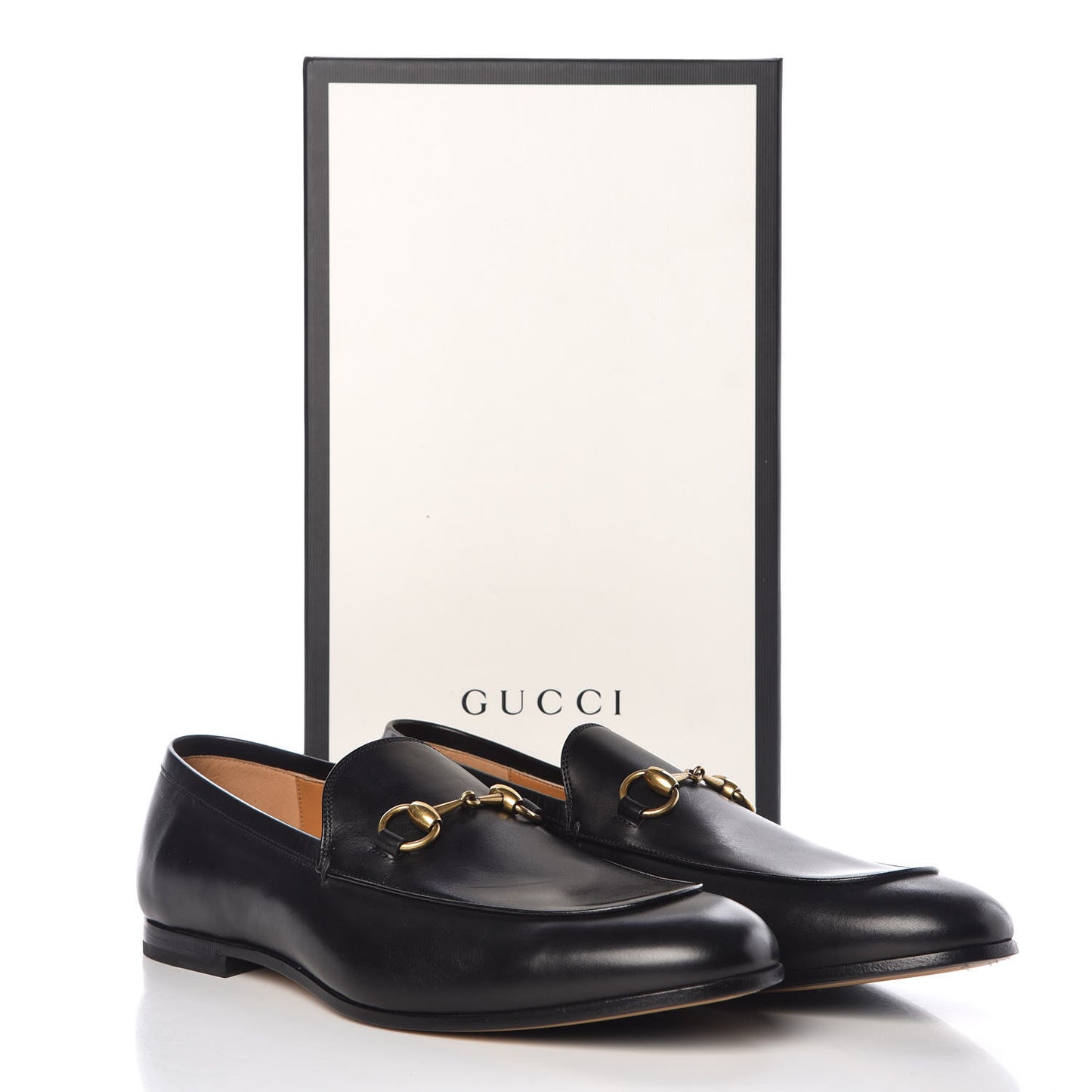 Calfskin Horsebit Mens Jordaan Loafers 9 Black
