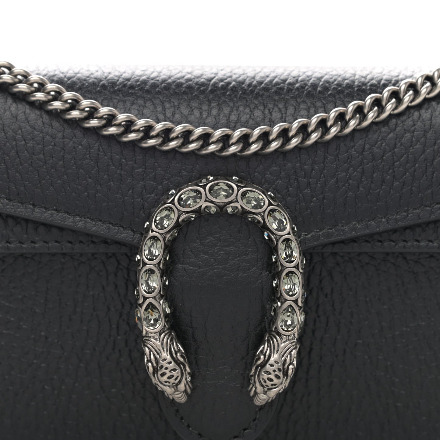 Calfskin Super Mini Dionysus Shoulder Bag Black