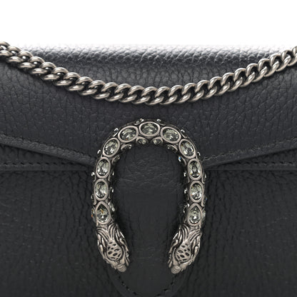 Gucci Calfskin Super Mini Dionysus Shoulder Bag Black 8 of 11