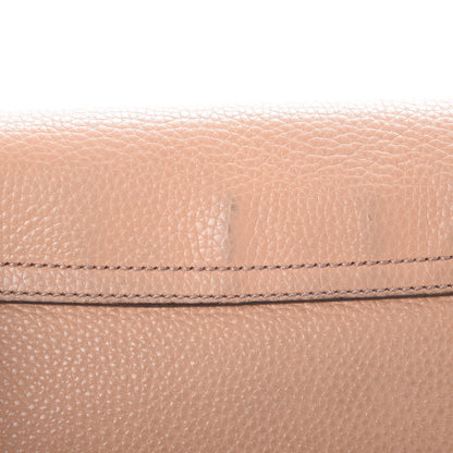 Gucci Pebbled Calfskin Medium Soho Flap Crossbody Camelia 10 of 11
