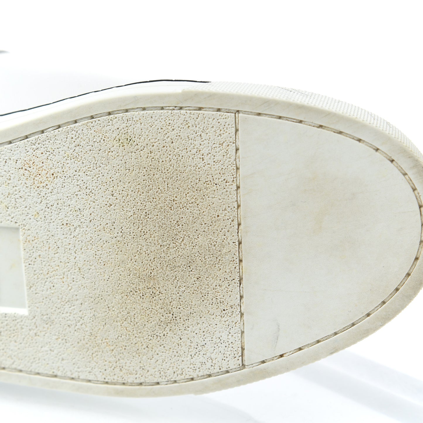 X JOSHUA VIDES Nappa Rockoclick Slip On Sneakers 37.5 Snow White Black