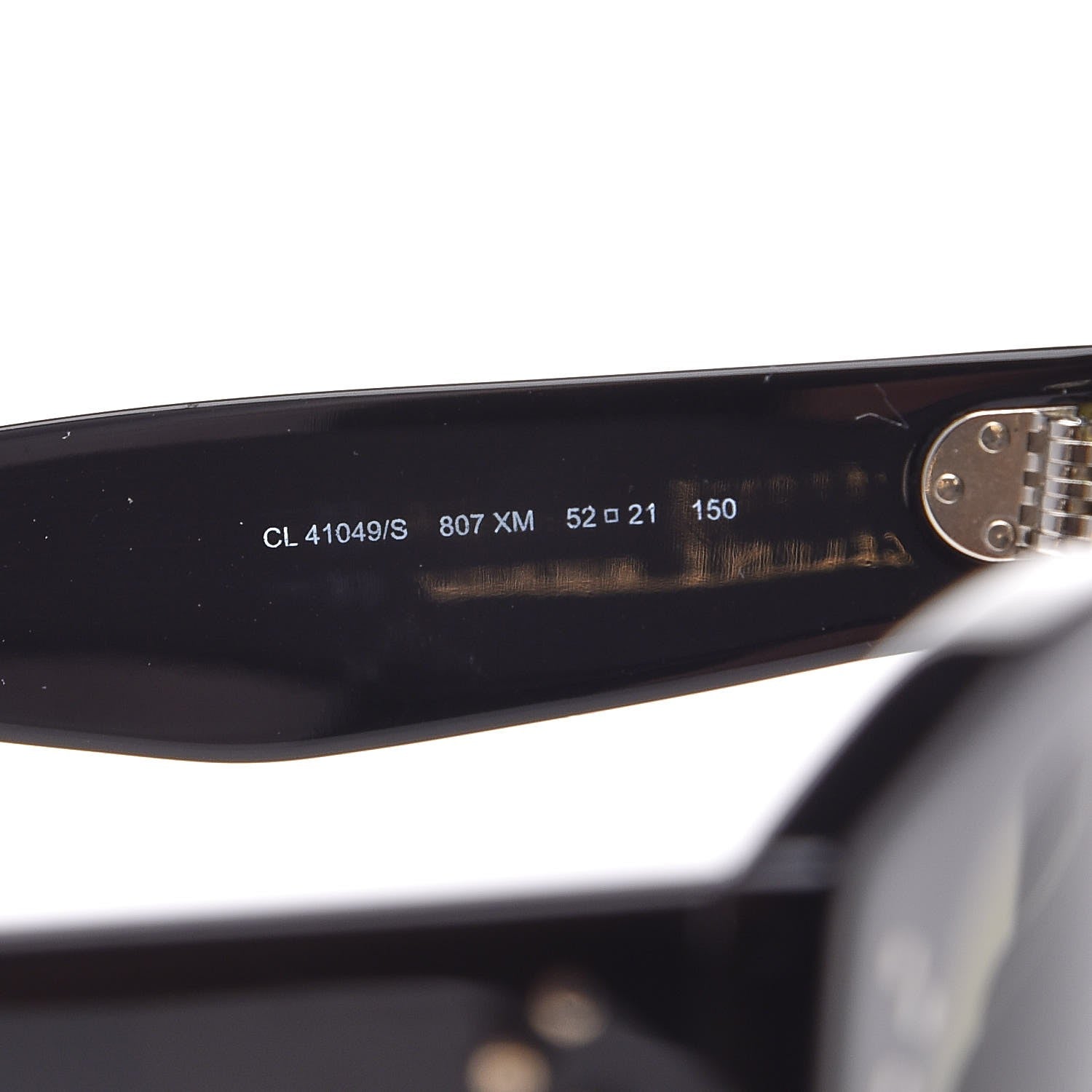 Celine Thin Preppy Sunglasses CL 41049/S Black 6 of 6