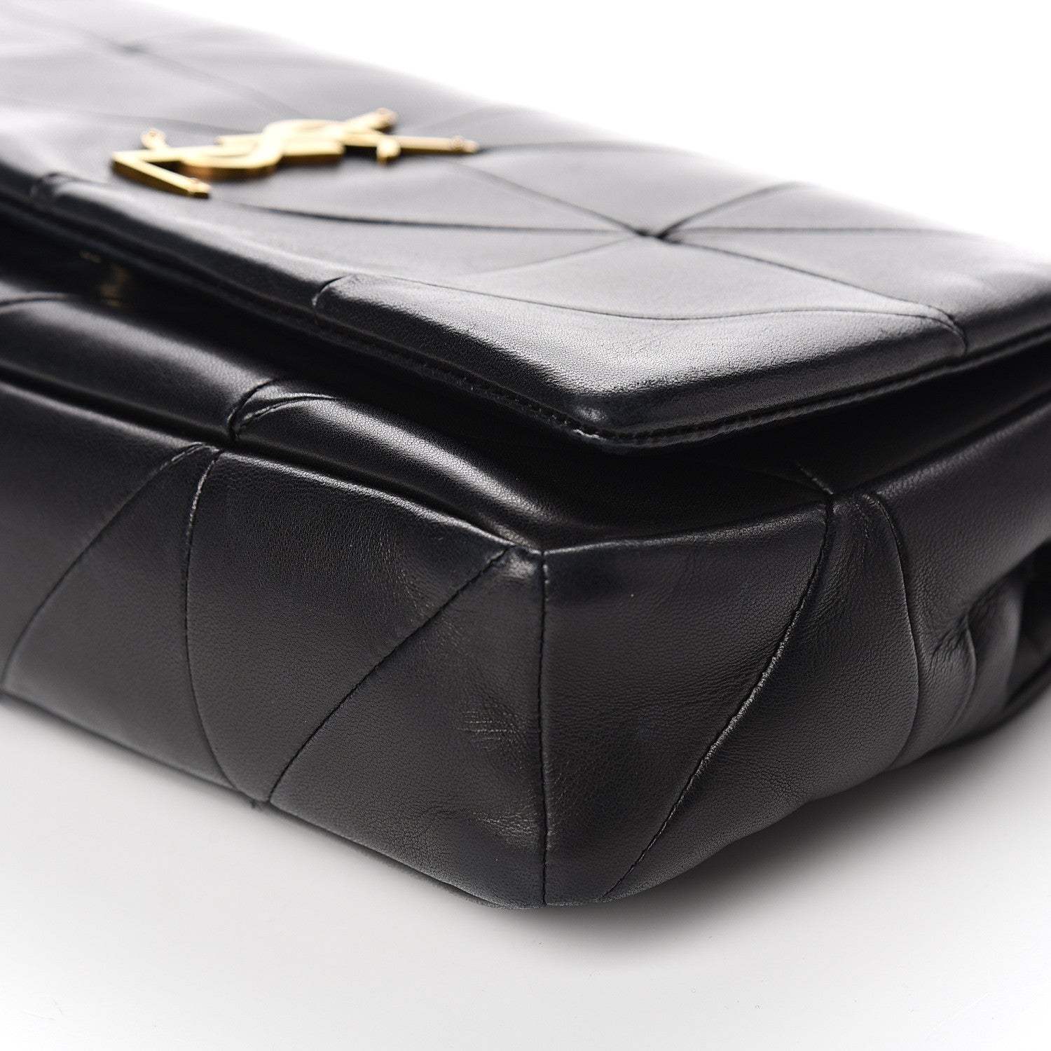 Saint Laurent Lambskin Patchwork Monogram Medium Jamie Black 9 of 9