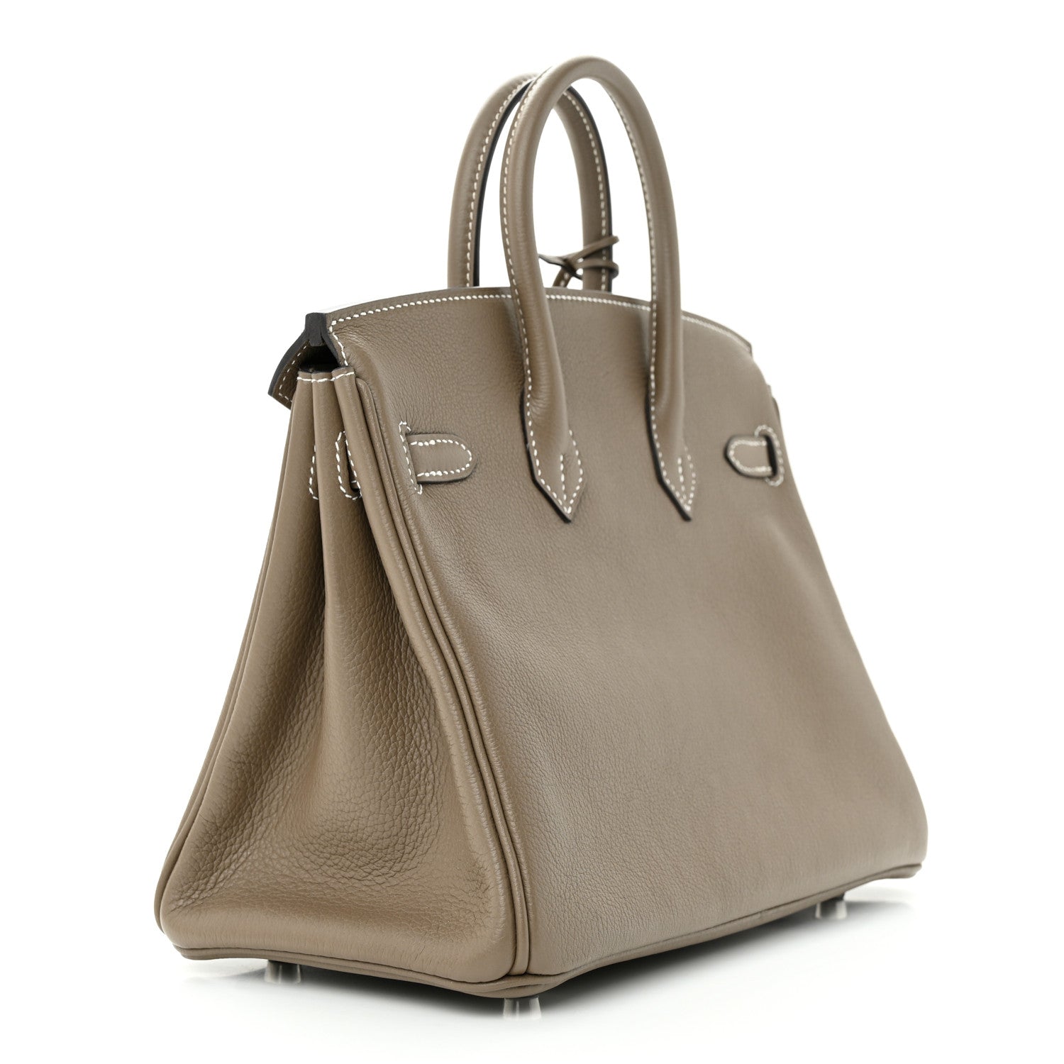 Hermes Taurillon Novillo Birkin 25 Etoupe 3 of 11